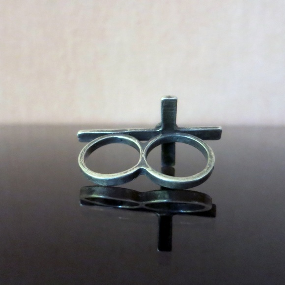 Julie Wolfe Malachite Double Ring - Picture 3 of 4